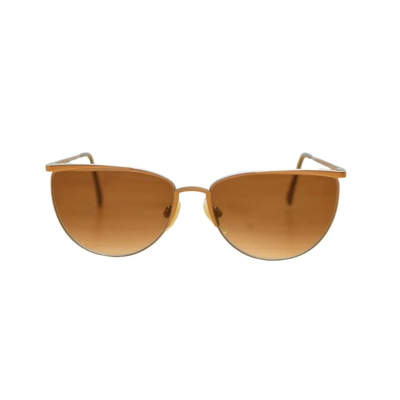 Brown Metal Giorgio Armani Sunglasses