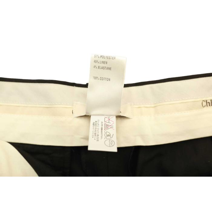 Chloe Black Linen Blend Bermuda Shorts Trousers Pants size 40