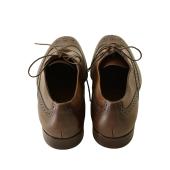 TOD's brown leather Brogues lace-up low top dress shoes size 8, EU 42 NWOTB