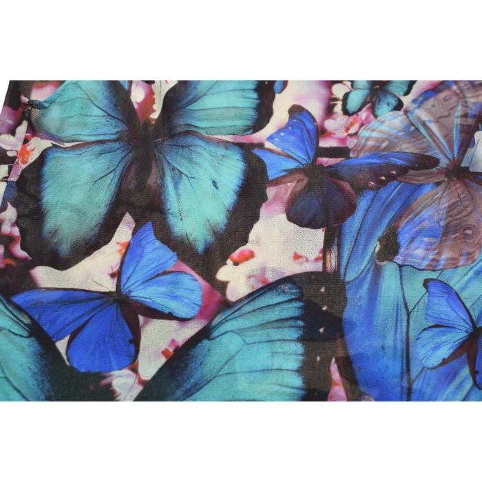 Jean Paul Gaultier Soleil Blue Butterflies Tank Summer Top size S
