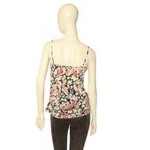 Paul & Joe Floral 100% Silk Multicolor Cami Top Sleeveless Blouse size 2