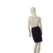 Max Studio Black Stretch Elasticated Mini Length Skirt size M