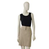 Christian Dior Beige Fitted Jacket & Mini Short Skirt Set Suit Size Fr 40 UK 12