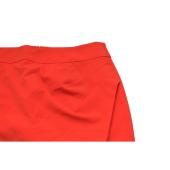 Trina Turk Red Back Zipper Faux Wrap Short Mini Length Skirt Size 2