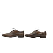 TOD's brown leather Brogues lace-up low top dress shoes size 8, EU 42 NWOTB