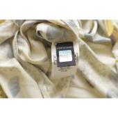 Just Cavalli Green Leaves Floral V - Neckline Knee Length Viscose Dress size 42