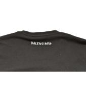 Balenciaga 100% cotton Black Yellow Logo T-shirt Top Men size S