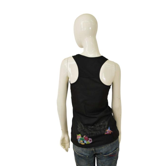 Philipp Plein Sea Creatures Fish Gray Tank Sleeveless Racer Back Top - Size L