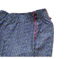 Moncler Grenoble High-rise blue black white printed leggings with zipped pocket