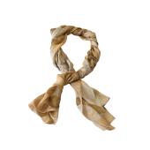 Gianfranco Ferre Brown Beige Floral Long Silky Scarf Large Foulard