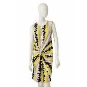 DVF Diane Von Furstenberg Alastrina Silk Multicolor Sleeveless Mini Dress size 8