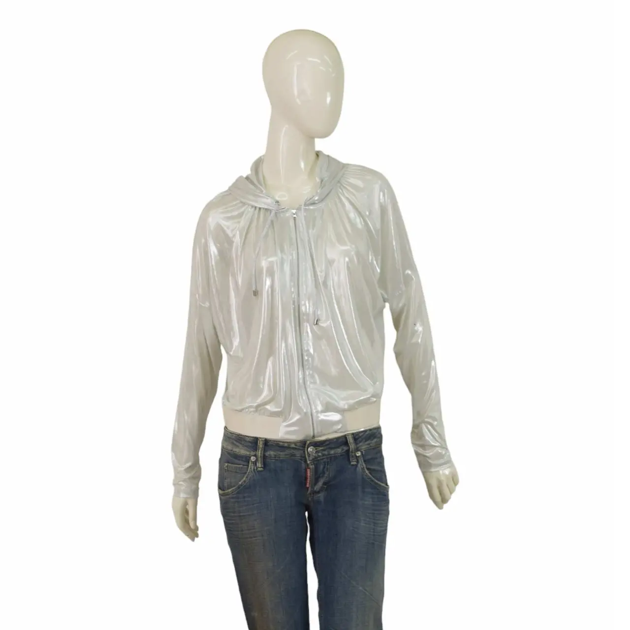 Silver Polyester Pinko Jacket