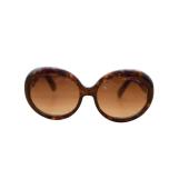 Ralph Lauren Havana Brown RL 8026  Women's Fashion Round Sunglasses