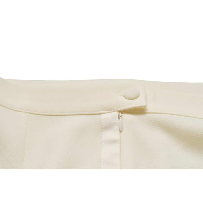 Marina Rinaldi White Wide Leg Dress Summer trousers pants size 25 ( XL )