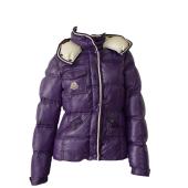 MONCLER Quincy Giubbotto purple puffer lightweight down feather jacket size 2