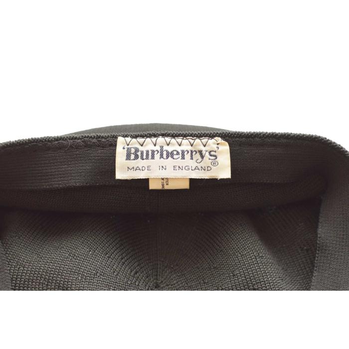 Burberrys Black Logo Newsy Paper Boy Cap Newsboy Hat