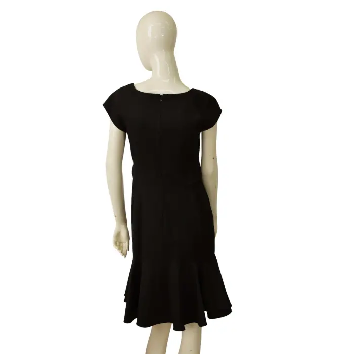 princess polly baby blue dress Zac Posen Womens Size S Formal Dress Black with open Split Layer on Skirt  Part Suit Corporate-SE1664668(s)