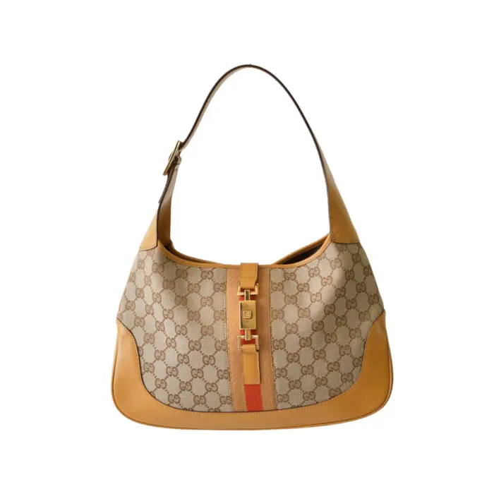 Gucci Jackie 1961 GG Monogram Canvas Leather Medium