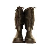 Dolce & Gabbana Men's Brown Rubber Nylon Wellington Boots size 45 Wellies Shoes