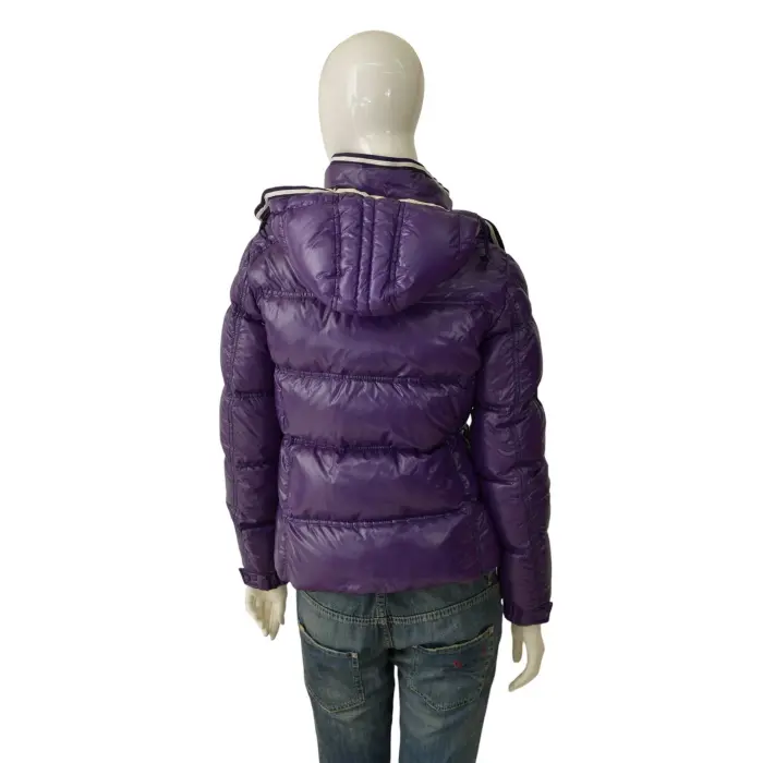 MONCLER Fiadone Giubbotto Black Shiny Bomber Style