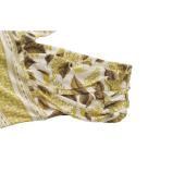 Just Cavalli Green Leaves Floral V - Neckline Knee Length Viscose Dress size 42