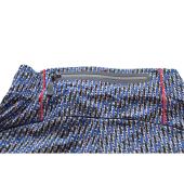 Moncler Grenoble High-rise blue black white printed leggings with zipped pocket