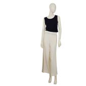 Marina Rinaldi White Wide Leg Dress Summer trousers pants size 25 ( XL )