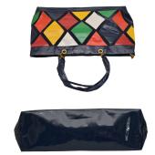 Moschino Multicolor  Harlequin Extra Large Shoulder bag Summer Beach Tote