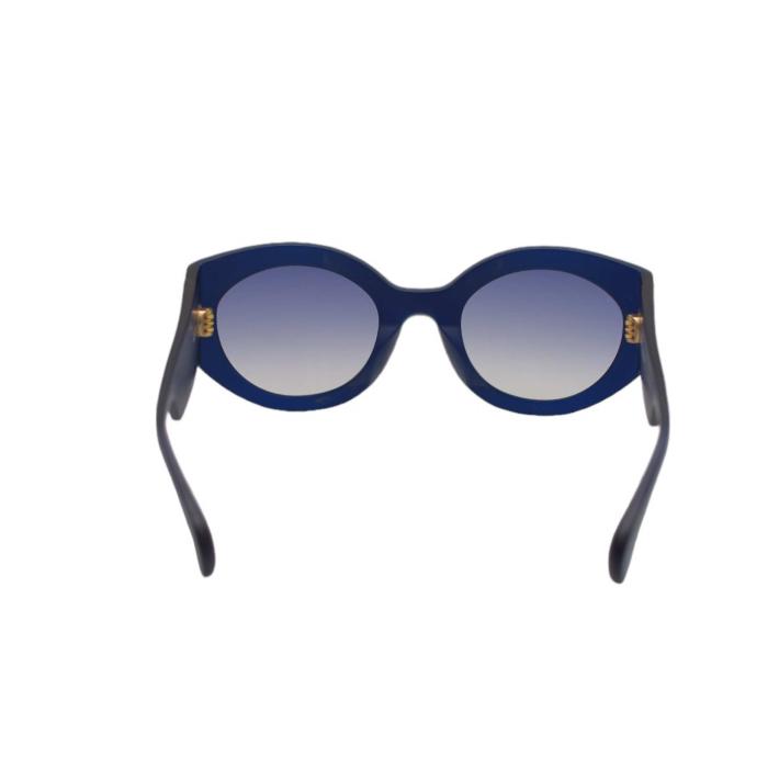 Kaleos Eyehunters Reed / 0002 Clear Blue Cateye Sunglasses