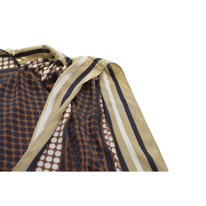 Michael By Michael Kors Earthly Hues Studded Caftan Mini Length dress size S / M