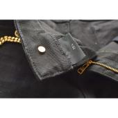 Gucci Black Denim Gold Chain Detail 70's Jeans Trousers Pants size 42