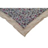 Lauren Ralph Lauren Floral 100% Silk Square Scarf Foulard