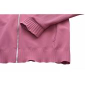 Victoria Sport Fuchsia Zipper Front Hooded Cardigan Cardi Jacket size L