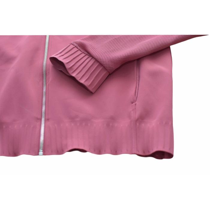 Victoria Sport Fuchsia Zipper Front Hooded Cardigan Cardi Jacket size L