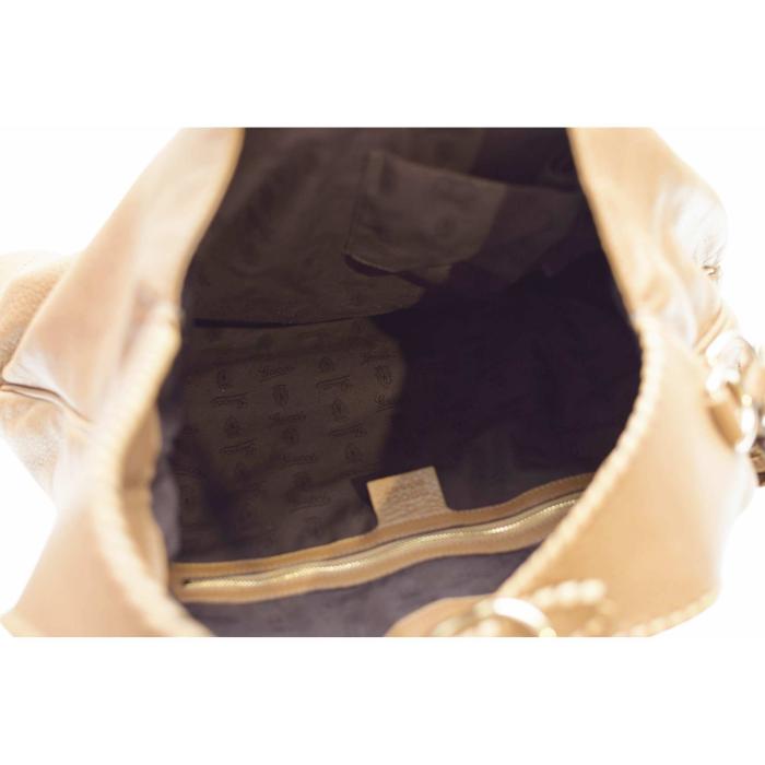 GUCCI New Jackie Brown Leather Tassels Large Hobo Shoulder Bag Handbag