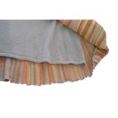 FERRE Striped Earthly Hues w. Metallic Shine Sleeveless Knit mini Dress size XS