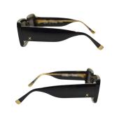 Oscar & Frank Las Palmas Black Square Handmade Designer Sunglasses