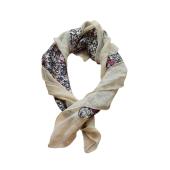 Lauren Ralph Lauren Floral 100% Silk Square Scarf Foulard