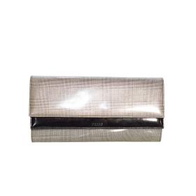 Gianfranco Ferre Prince de Galle &amp; Black Patent Leather Clutch Bag Handbag