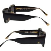 Oscar & Frank Las Palmas Black Square Handmade Designer Sunglasses