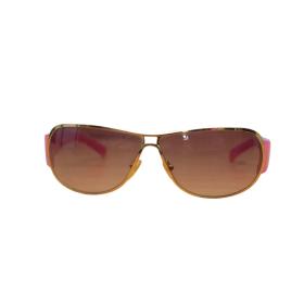 Prada RAJ187 4AE Metallic Gold &amp; Pink Braces Women&#039;s Fashion Sunglasses