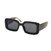 Oscar & Frank Las Palmas Black Square Handmade Designer Sunglasses