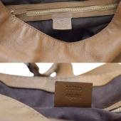 GUCCI New Jackie Brown Leather Tassels Large Hobo Shoulder Bag Handbag