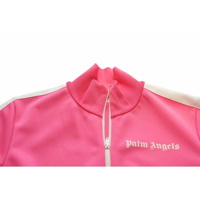 Palm Angels Pink Polyester Zipper Front Cardigan Cardi Jacket size S