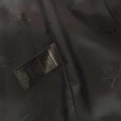 Zadig & Voltaire Vany Strass Black Shiny Fitted Two Button Jacket Blazer size S