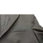 Zadig & Voltaire Vany Strass Black Shiny Fitted Two Button Jacket Blazer size S