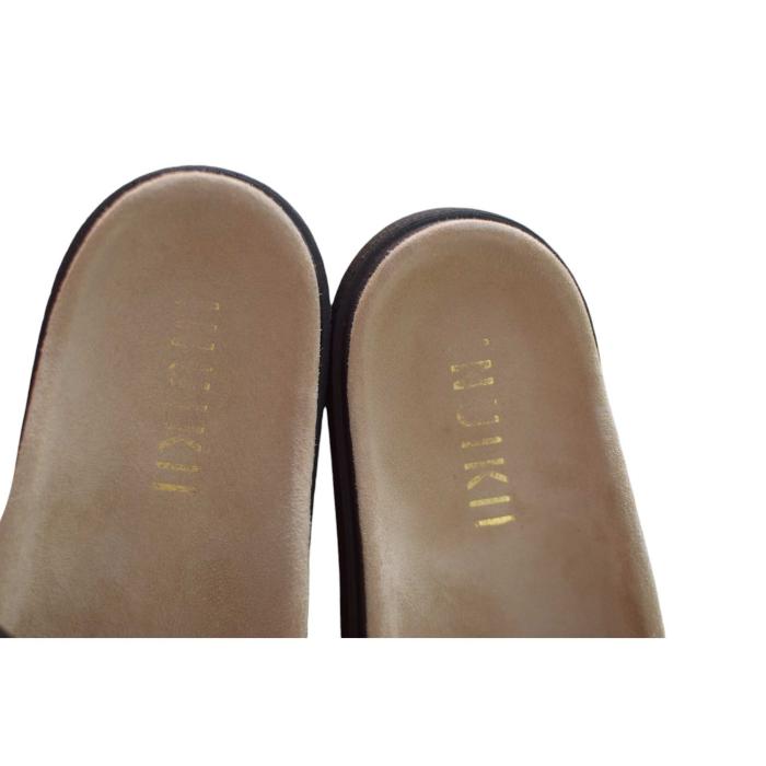 Inuikii Pink Brown Feathers Ethnic Slides Sandals Open Toe Shoes size 39