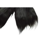 Black Long Hair Genuine Fur Jacket