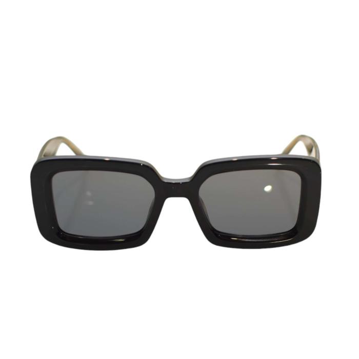 Oscar & Frank Las Palmas Black Square Handmade Designer Sunglasses