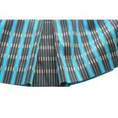 Carlisle Blue Green & Black Check Cotton Button Front Blazer Jacket size 4